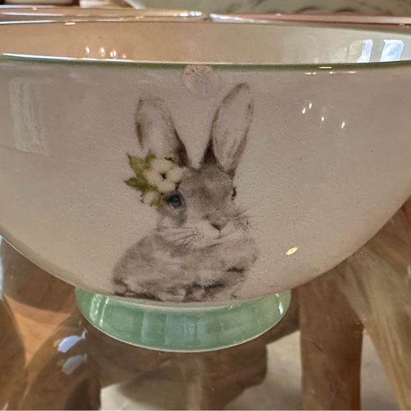 Pier 1 Easter 🐣 4 coffee mugs and matching 4 bowls - Picture 15 of 16